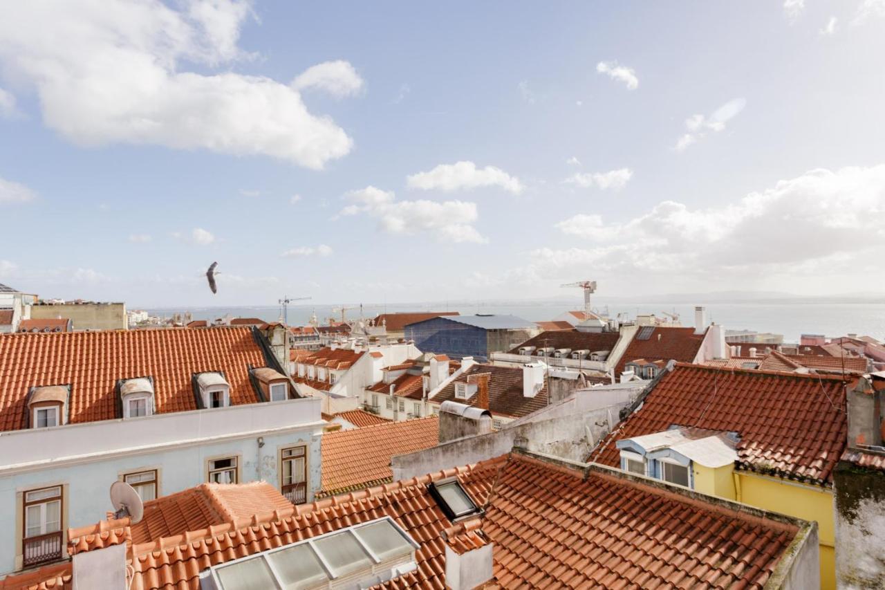 Amazing Rooftop Terrace With River And Historic City View 4 Bedrooms 4 Bathrooms Ac 19Th Century Building Chiado Лиссабон Экстерьер фото