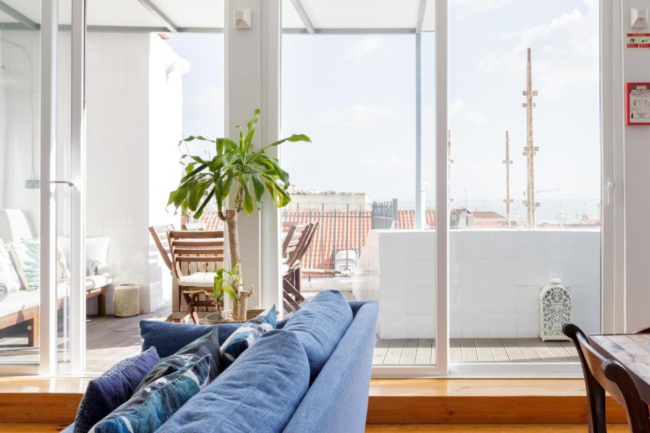 Amazing Rooftop Terrace With River And Historic City View 4 Bedrooms 4 Bathrooms Ac 19Th Century Building Chiado Лиссабон Экстерьер фото