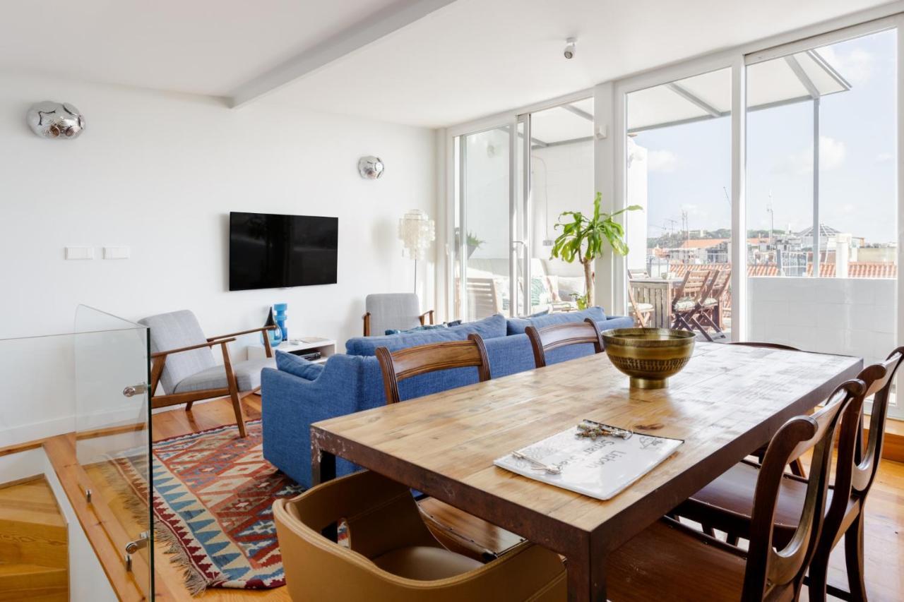 Amazing Rooftop Terrace With River And Historic City View 4 Bedrooms 4 Bathrooms Ac 19Th Century Building Chiado Лиссабон Экстерьер фото