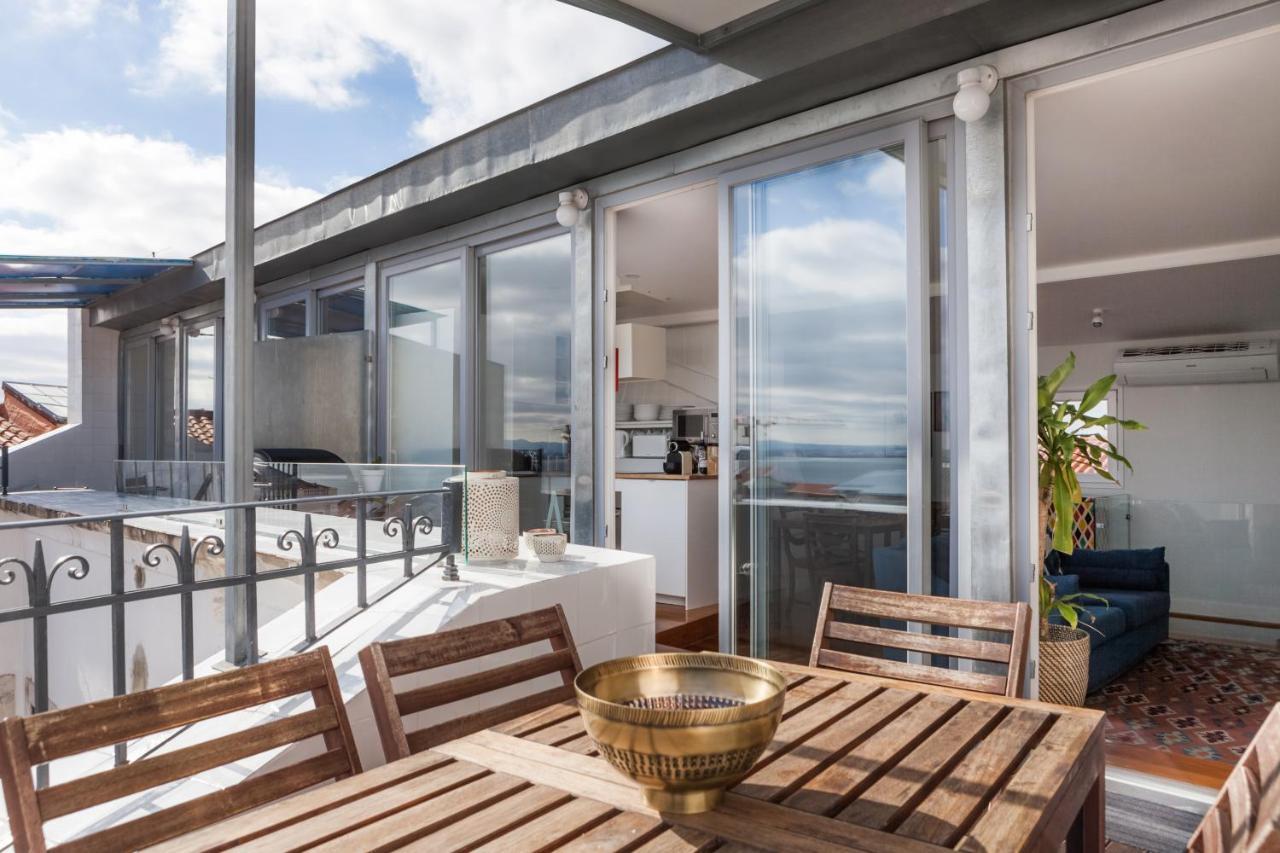 Amazing Rooftop Terrace With River And Historic City View 4 Bedrooms 4 Bathrooms Ac 19Th Century Building Chiado Лиссабон Экстерьер фото