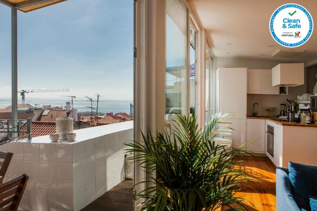 Amazing Rooftop Terrace With River And Historic City View 4 Bedrooms 4 Bathrooms Ac 19Th Century Building Chiado Лиссабон Экстерьер фото