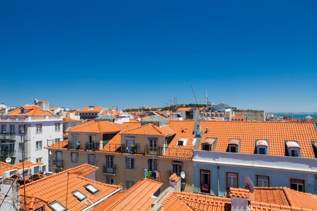 Amazing Rooftop Terrace With River And Historic City View 4 Bedrooms 4 Bathrooms Ac 19Th Century Building Chiado Лиссабон Экстерьер фото