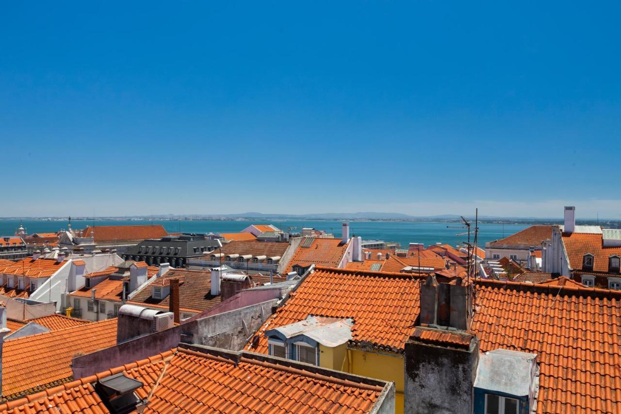 Amazing Rooftop Terrace With River And Historic City View 4 Bedrooms 4 Bathrooms Ac 19Th Century Building Chiado Лиссабон Экстерьер фото