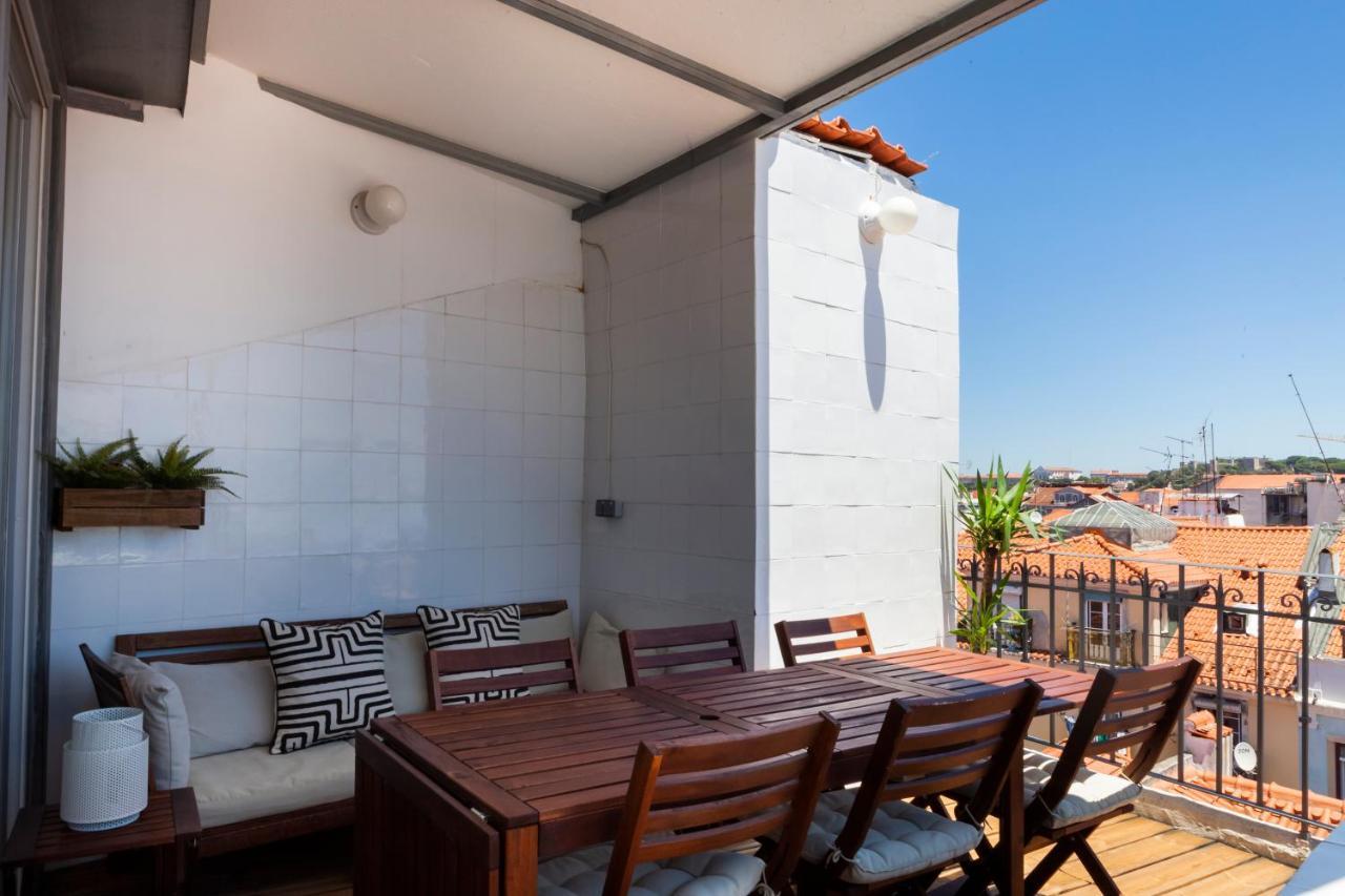 Amazing Rooftop Terrace With River And Historic City View 4 Bedrooms 4 Bathrooms Ac 19Th Century Building Chiado Лиссабон Экстерьер фото
