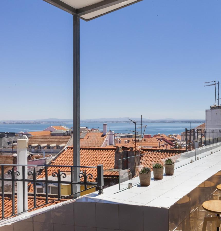 Amazing Rooftop Terrace With River And Historic City View 4 Bedrooms 4 Bathrooms Ac 19Th Century Building Chiado Лиссабон Экстерьер фото